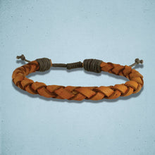 Load image into Gallery viewer, Vintage Brown Leather Braided Men Bracelet
