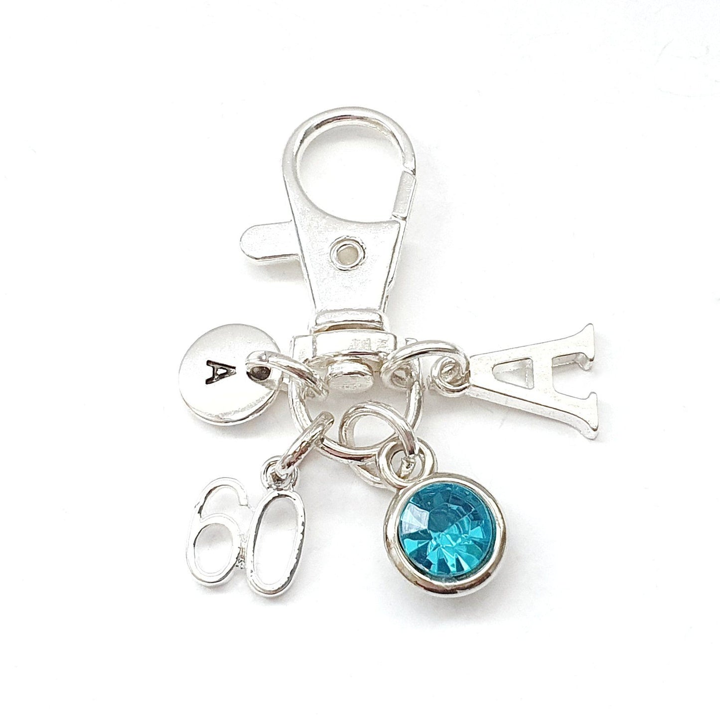 Wise Owl Bag Clip Silver Enamel