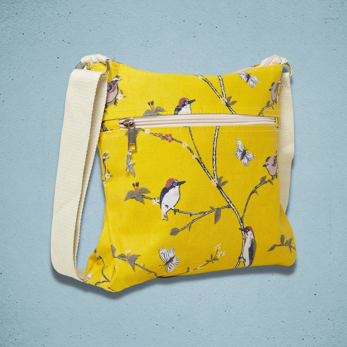 Woodpecker Cross Body Bag Yellow