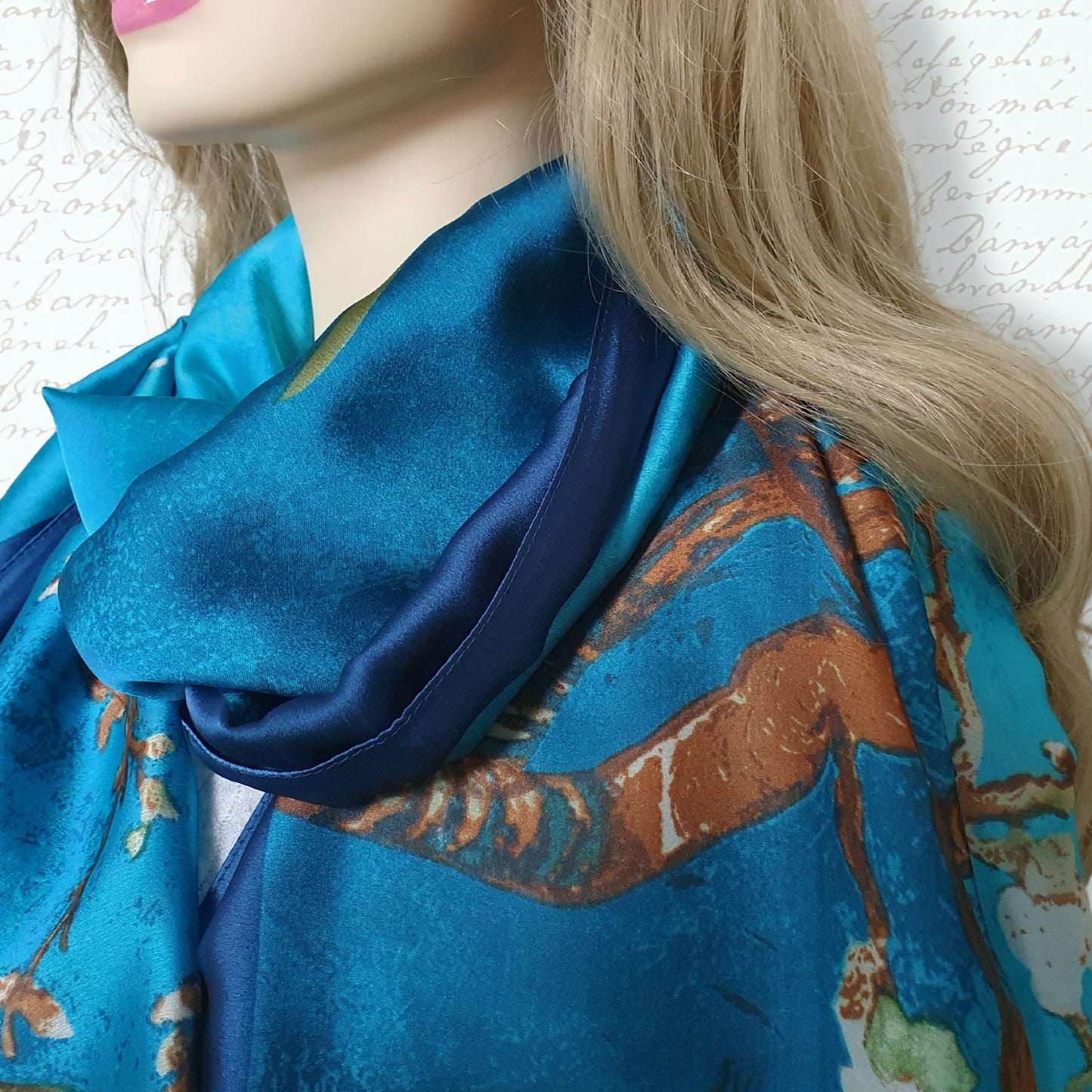 Van Gogh Almond Blossom Scarf - Silk