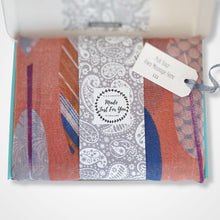 Load image into Gallery viewer, Feather Print Scarf - Apricot
