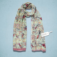 Load image into Gallery viewer, Persian Bird Scarf - Green
