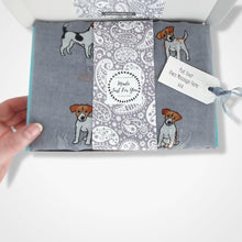 Load image into Gallery viewer, Jack Russell Dog Scarf - Grey
