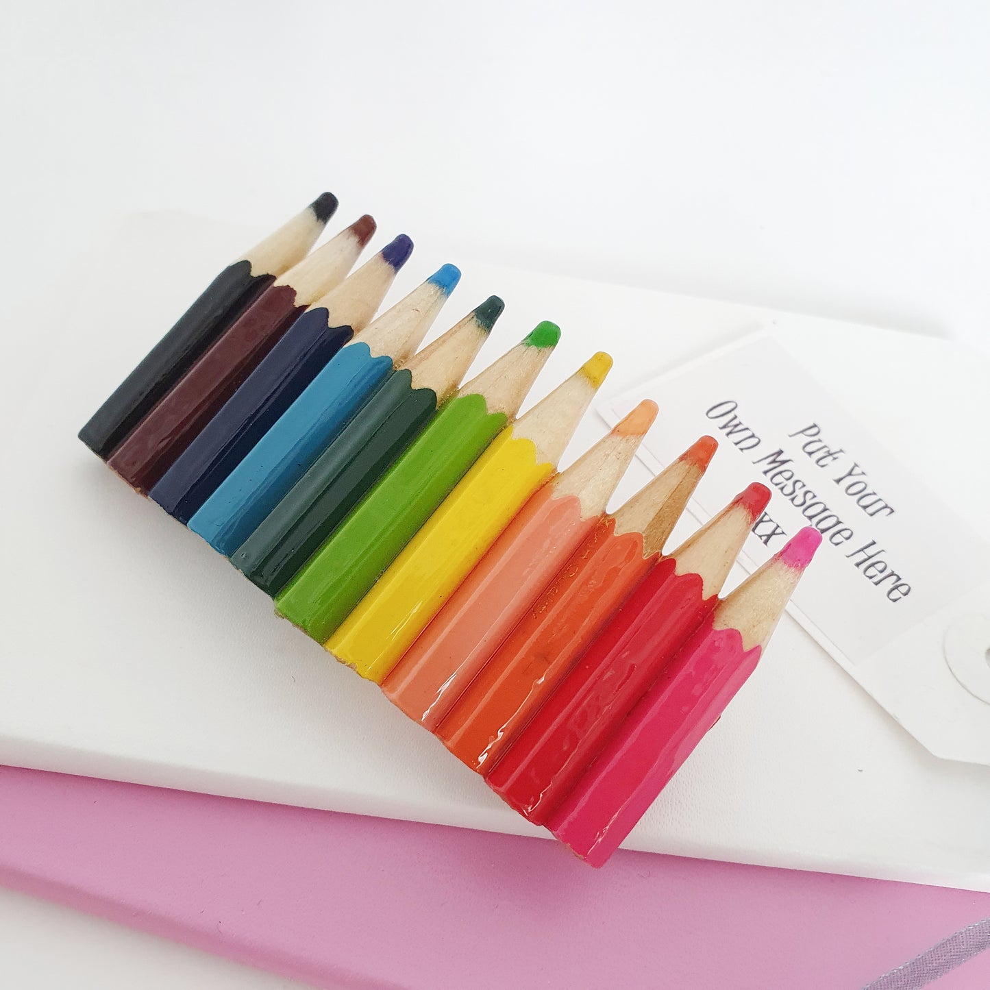 Pencils Hair Clip - Rainbow
