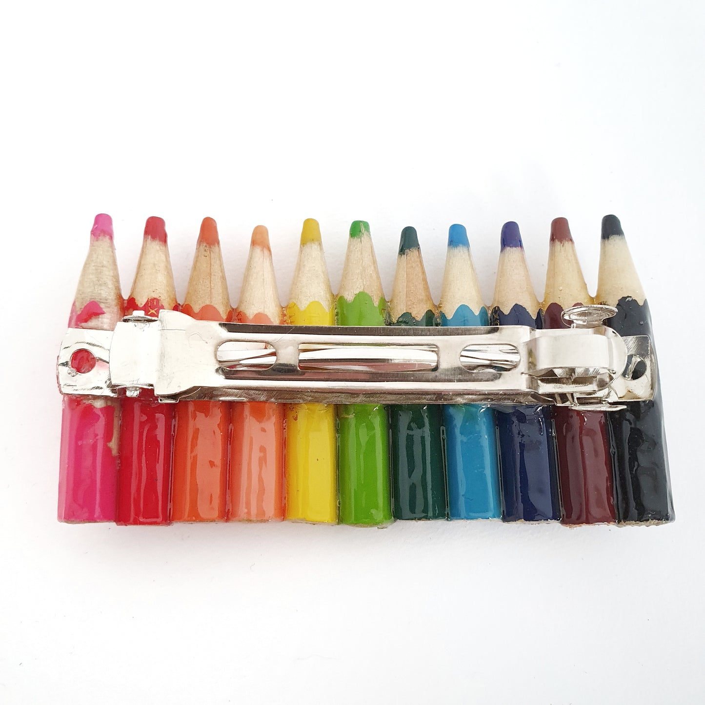 Pencils Hair Clip - Rainbow