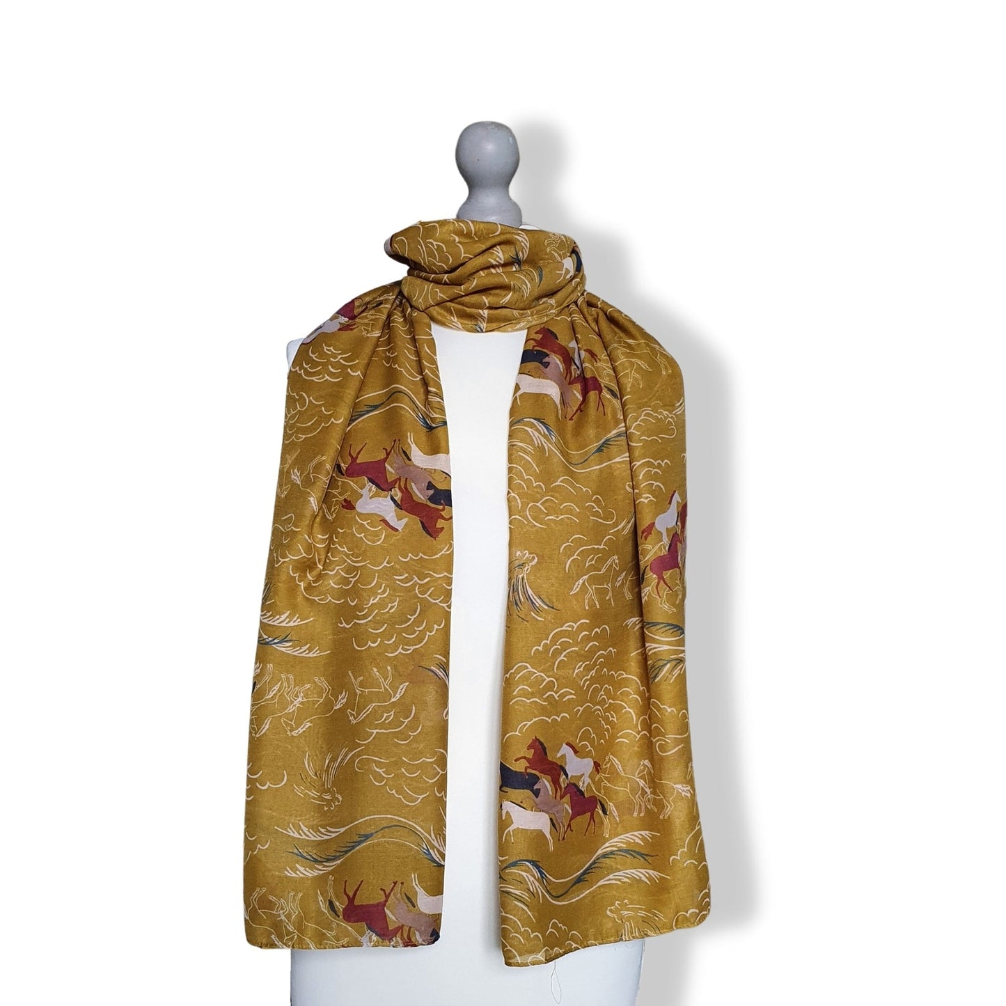 Margh Horse Scarf - Yellow