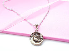 Load image into Gallery viewer, Art Nouveau Horse Necklace - Silver
