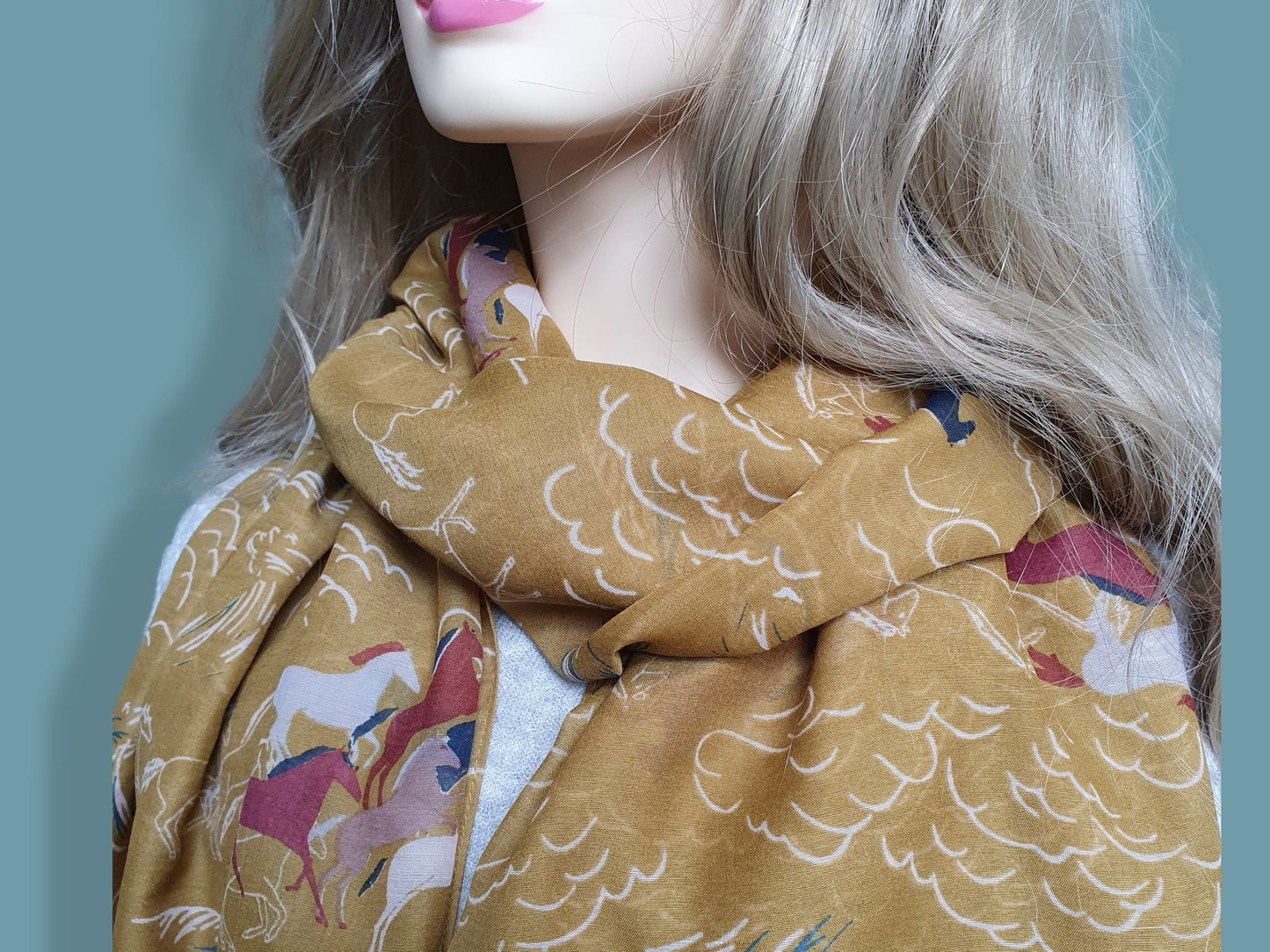 Margh Horse Scarf - Yellow