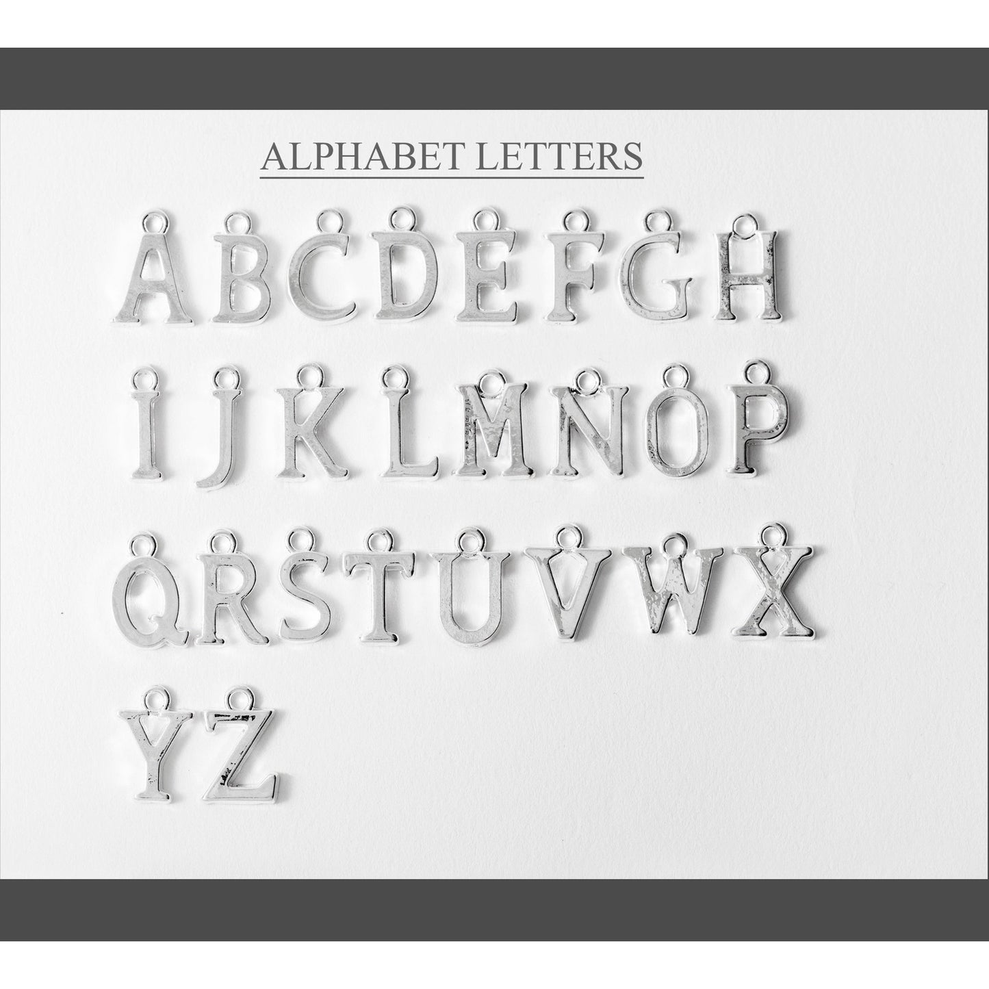 Alphabet Letter Charm