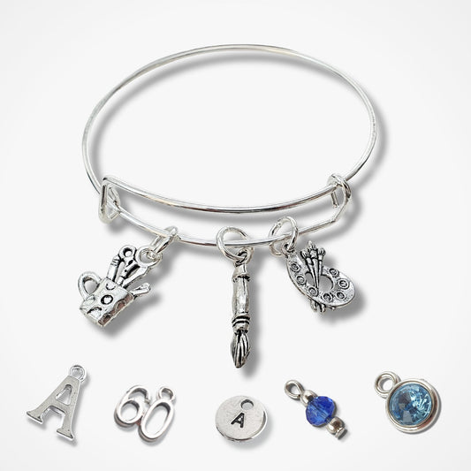 Artist Bangle - Silver