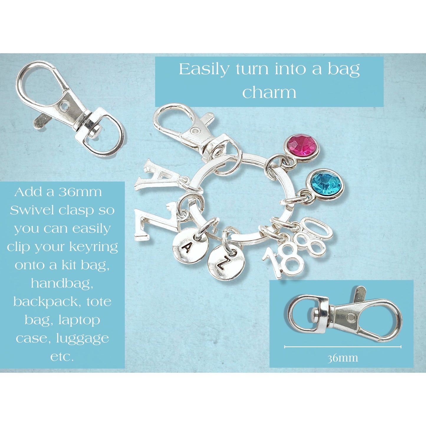 Engraved 'When I needed a Hand... I Found Your Paw' Greyhound Keyring - Silver