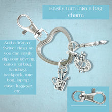 Load image into Gallery viewer, Artist Keyring - Silver
