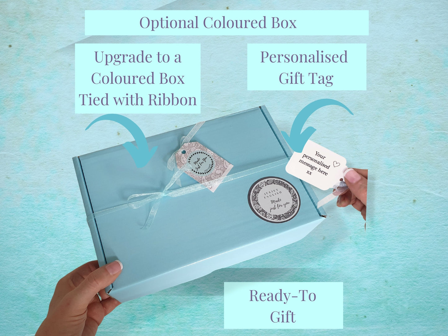 Add A Coloured Box for Blanket Scarves