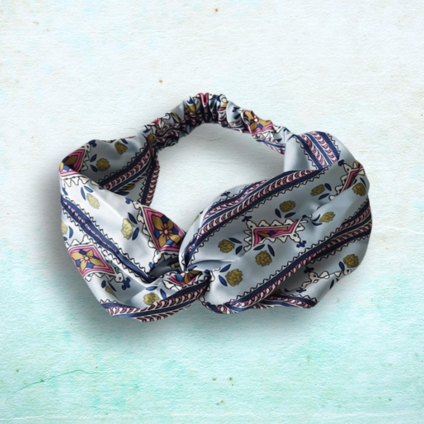 Twist Knot Headband - Slate Vintage