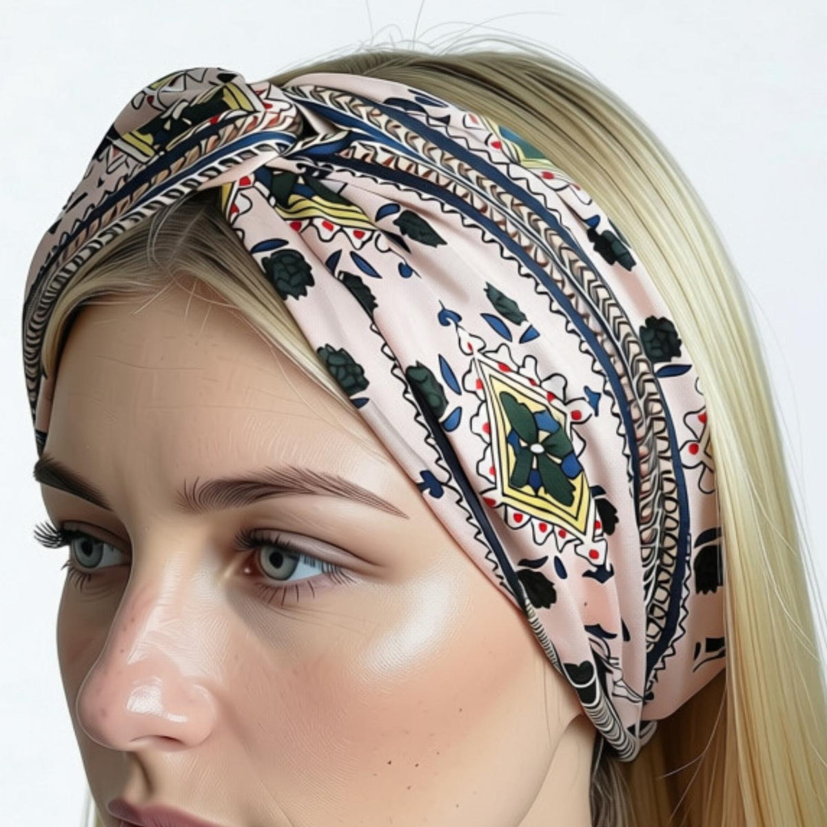 Twist Knot Headband - Pink Vintage