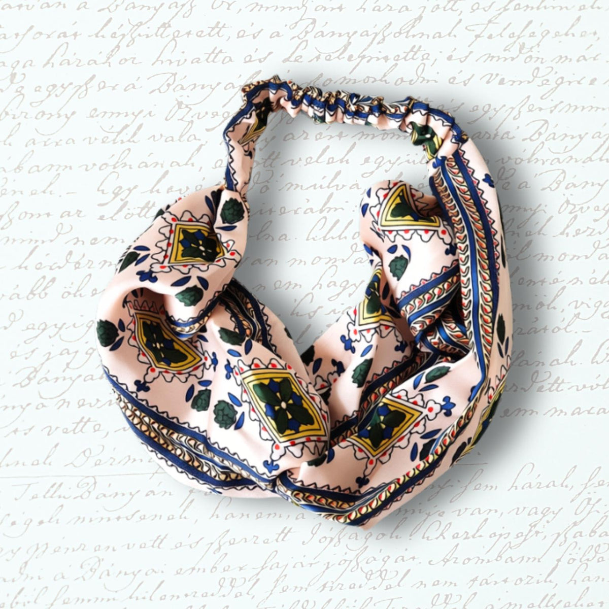 Twist Knot Headband - Pink Vintage