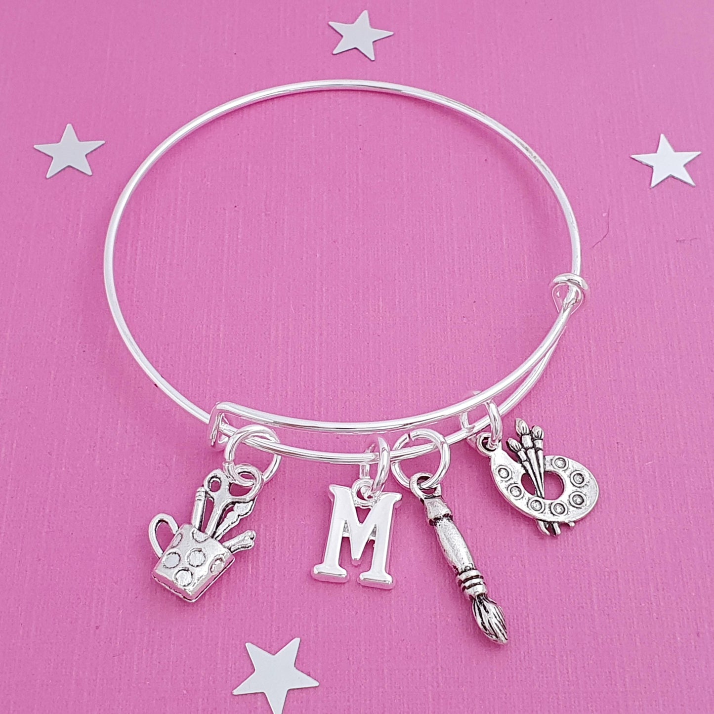 Artist Bangle - Silver