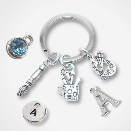 Artist Keyring - Silver