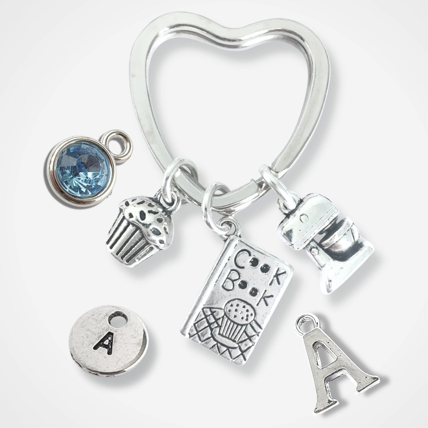 Cooks Keyring - Silver