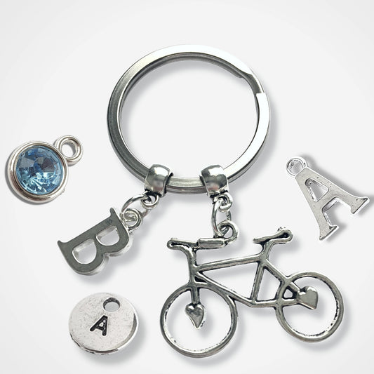 Bicycle keyring - Silver