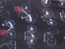 Load image into Gallery viewer, Vintage Bicycle Print Scarf - Black
