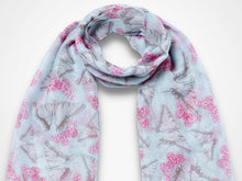 Load image into Gallery viewer, Butterfly Scarf - Blue
