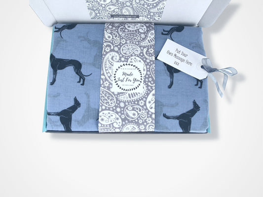 Greyhound Scarf - Blue