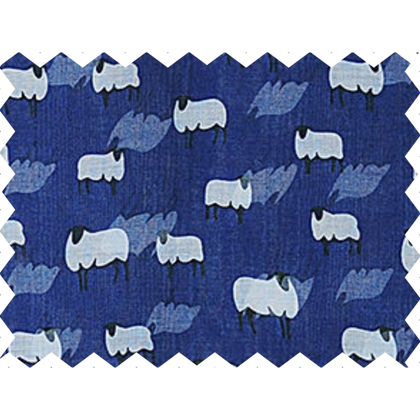 Sheep Scarf - Blue