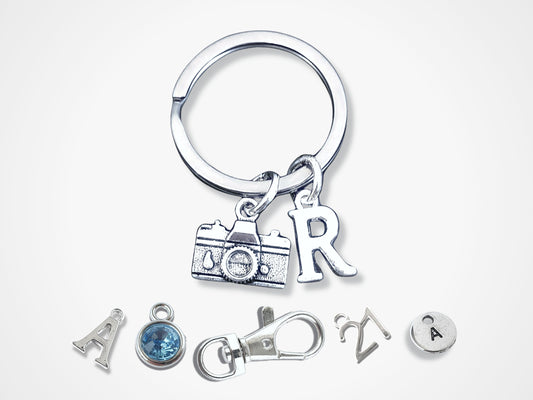 Camera Keyring - Silver