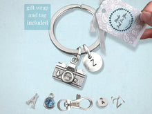 Load image into Gallery viewer, Camera Keyring - Silver
