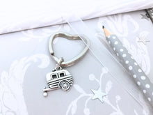 Load image into Gallery viewer, Caravan Keyring - Silver
