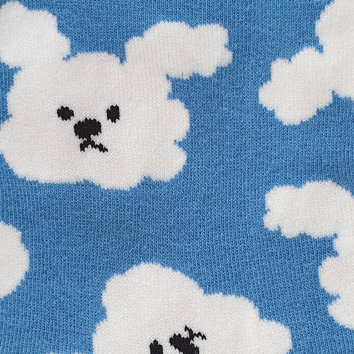 Cute Cloud Dog Socks - Blue