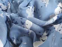 Load image into Gallery viewer, Birds in the Sky Scarf - Blue
