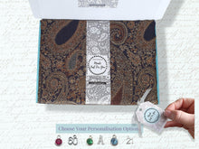 Load image into Gallery viewer, Pashmina Style Woven Paisley Scarf - Coffee
