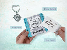 Load image into Gallery viewer, Compass Keyring - Silver
