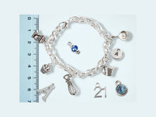 Load image into Gallery viewer, Cooks Charm Bracelet - Silver
