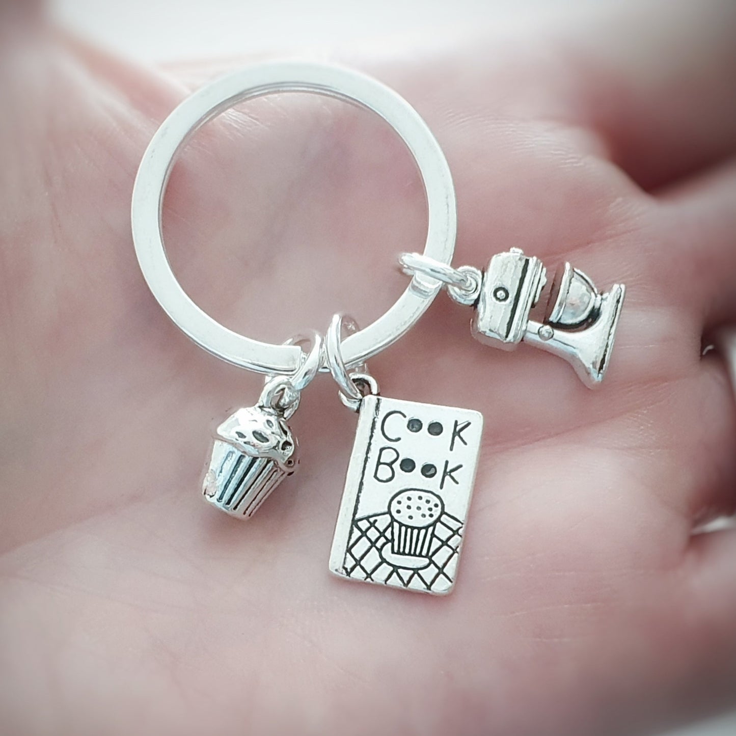 Cooks Keyring - Silver