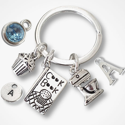 Cooks Keyring - Silver