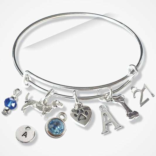 Dachshund Bracelet - Silver