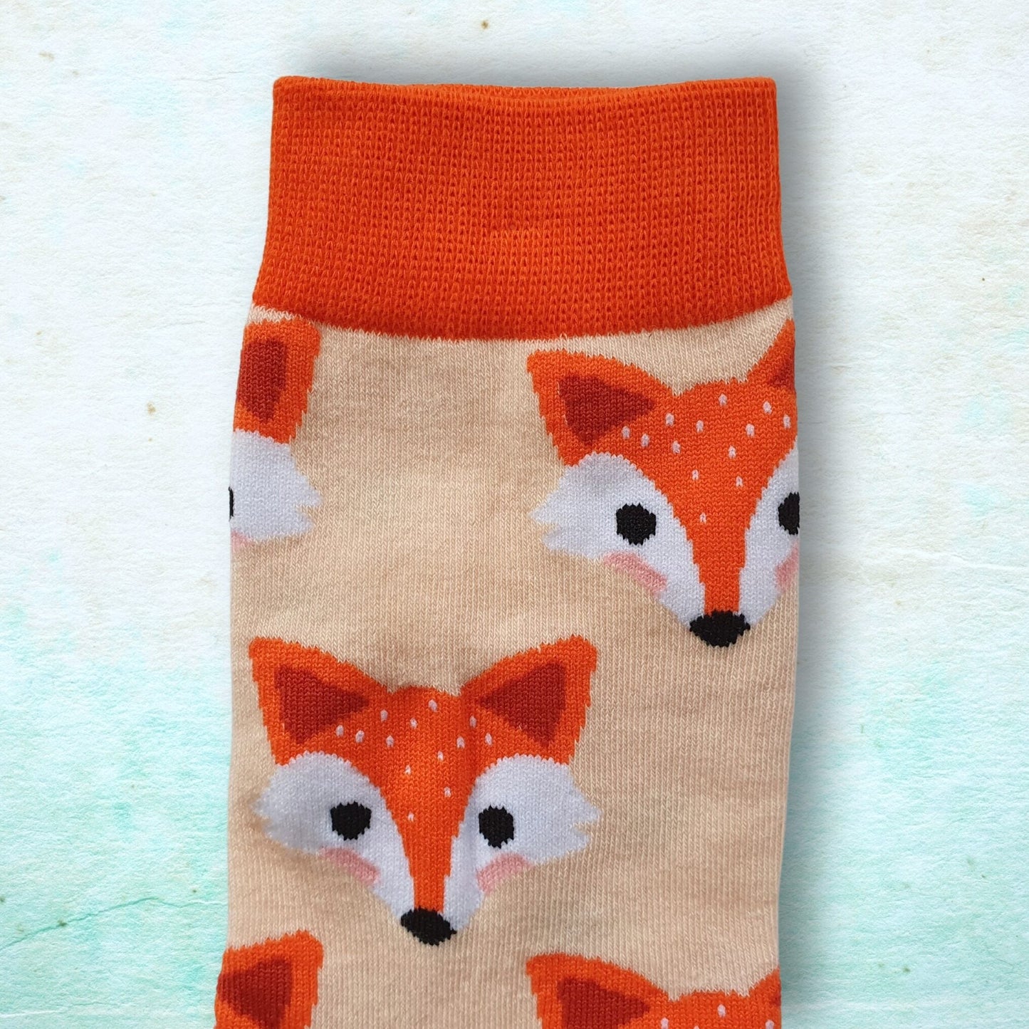 Cute Foxy Fox Head Socks - Novelty Footwear for Fox Lovers