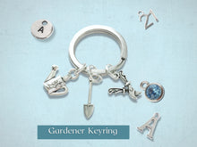 Load image into Gallery viewer, Gardener Keyring - Silver
