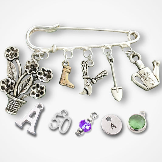 Garden Lover Brooch - Silver