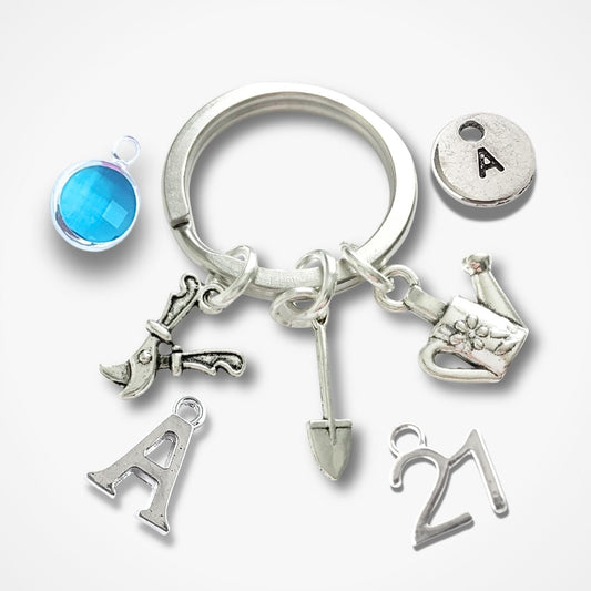 Gardener Keyring - Silver