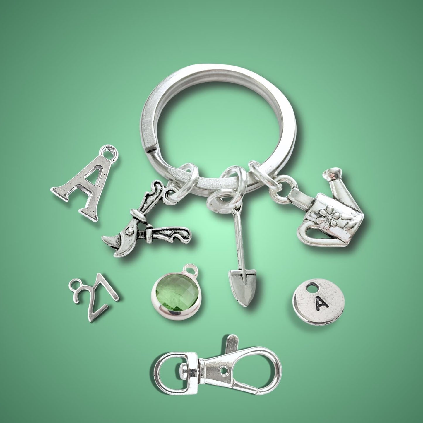 Gardener Keyring - Silver