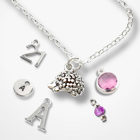 Hedgehog Necklace - Silver