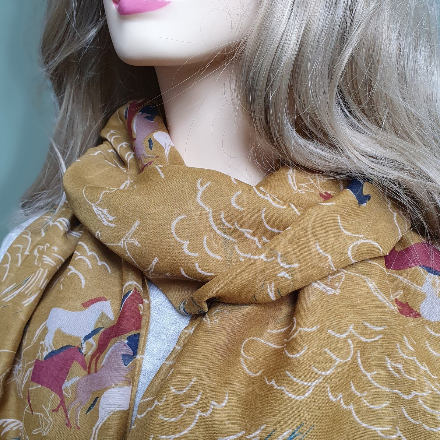 Margh Horse Scarf - Yellow