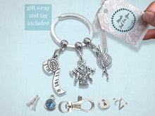 Load image into Gallery viewer, Knitting Lover&#39;s Keyring - Silver
