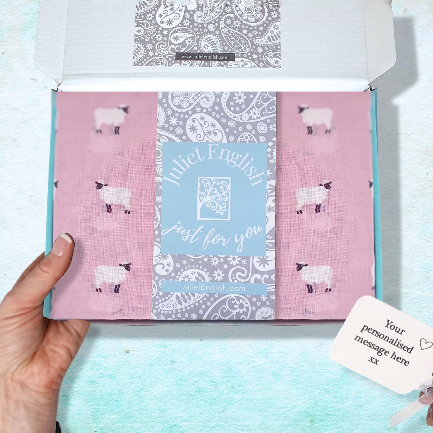 Little Sheep Scarf - Light Pink