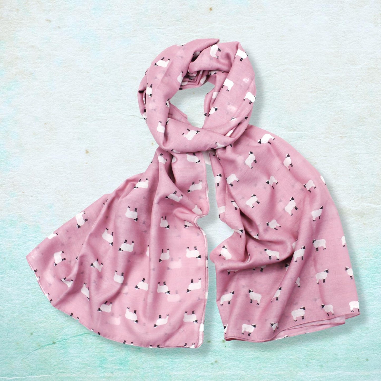 Little Sheep Scarf - Light Pink