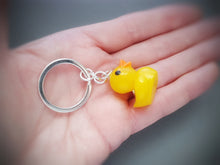 Load image into Gallery viewer, Duck Keyring - Silver
